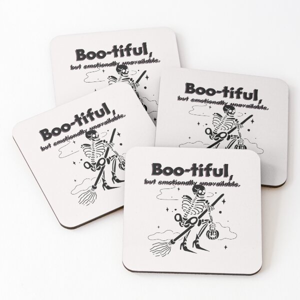 Item preview, Boo-tiful But Emotionally Unavailable Funny Cute Halloween T-Shirt designed and sold by The Mood Tees .