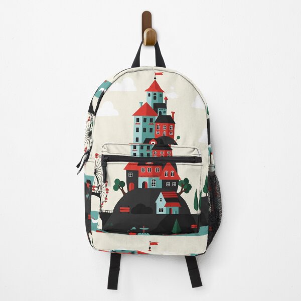 Item preview, Cartoon coastal town designed and sold by Design4uStudio.