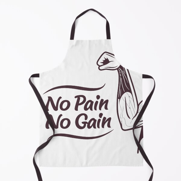Item preview, No Pain No Gain Bicep Outline Graphic designed and sold by Katsiampl.