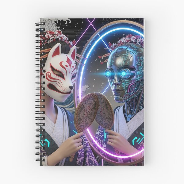 Item preview, Cyber Kitsune: Two Faces in Mirror designed and sold by JapanNeoArt.