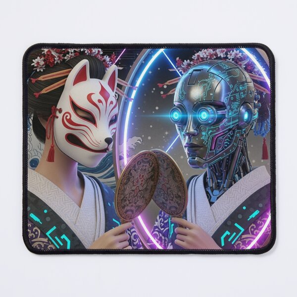 Item preview, Cyber Kitsune: Two Faces in Mirror designed and sold by JapanNeoArt.