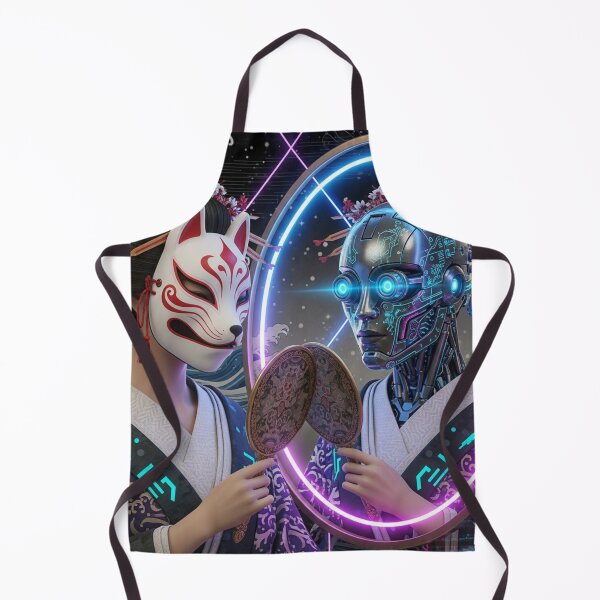 Item preview, Cyber Kitsune: Two Faces in Mirror designed and sold by JapanNeoArt.
