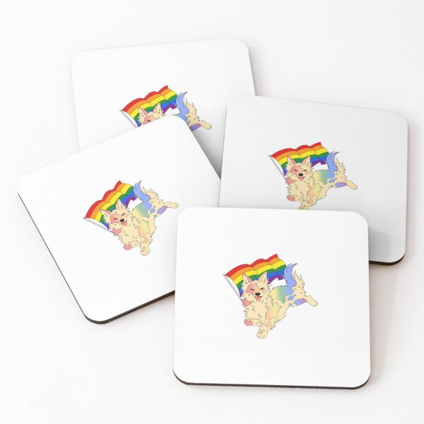 Item preview, Rainbow Pride Dog designed and sold by DesgnsxGifts.