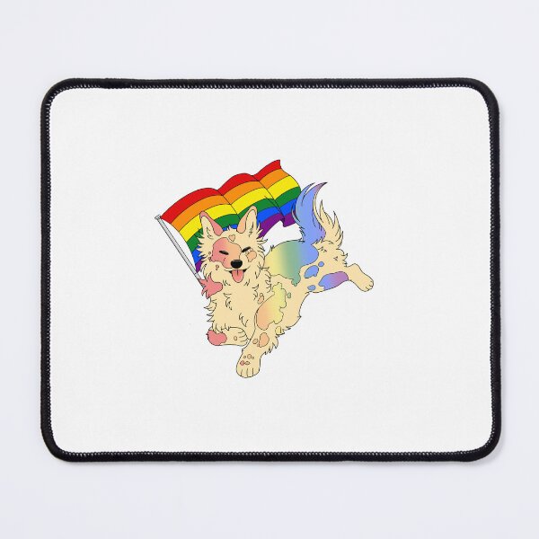 Item preview, Rainbow Pride Dog designed and sold by DesgnsxGifts.