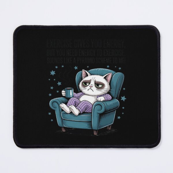 Item preview, Pyramid Scheme Exercise Energy Humor Cute Cat Lover designed and sold by Idarmotar.