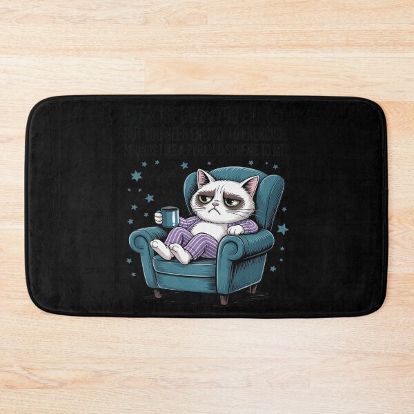 Item preview, Pyramid Scheme Exercise Energy Humor Cute Cat Lover designed and sold by Idarmotar.