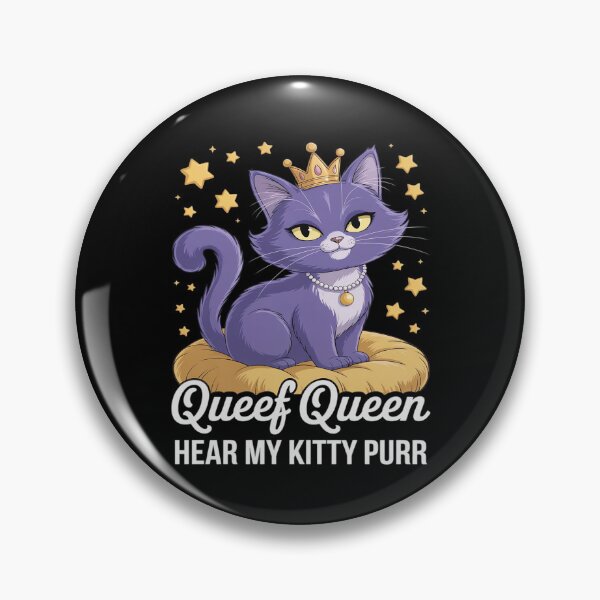 Item preview, Queef Queen Hear My Kitty Purr Fat Cat Adult designed and sold by Idarmotar.