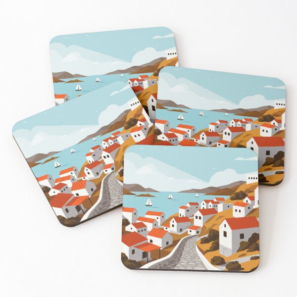 Item preview, Greek village designed and sold by Design4uStudio.