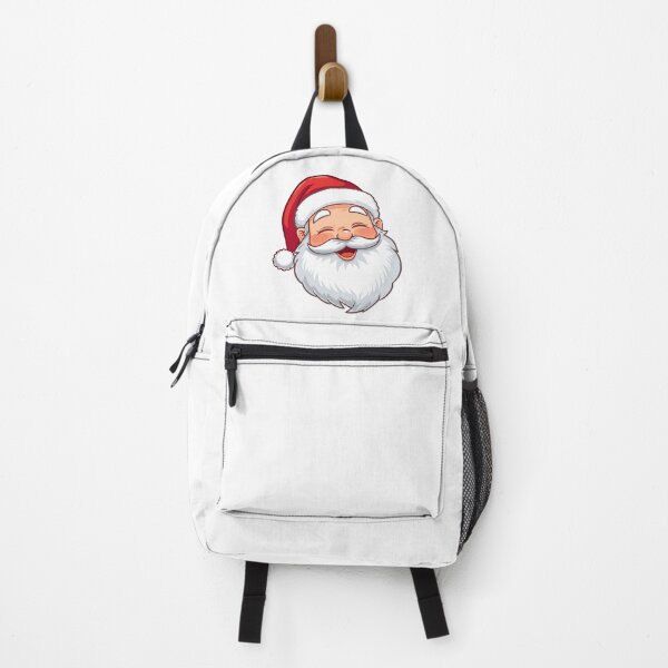 Item preview, Smiling Santa Claus Head – Cheerful Christmas Cartoon Illustration with White Beard and Red Hat designed and sold by PixelVibe782.