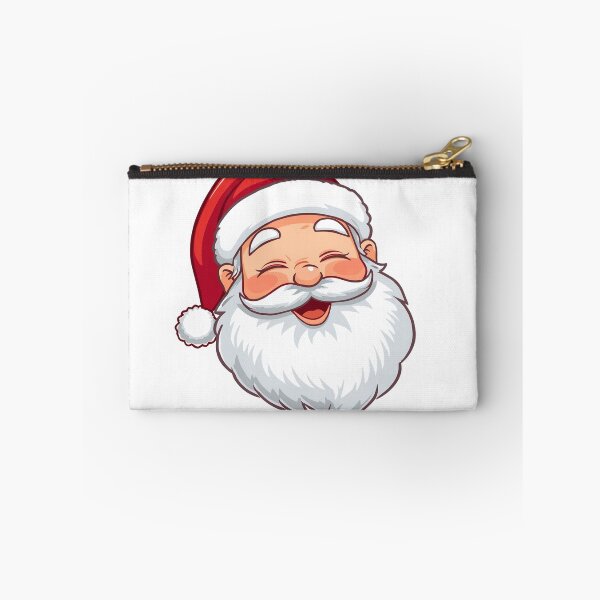 Item preview, Smiling Santa Claus Head – Cheerful Christmas Cartoon Illustration with White Beard and Red Hat designed and sold by PixelVibe782.