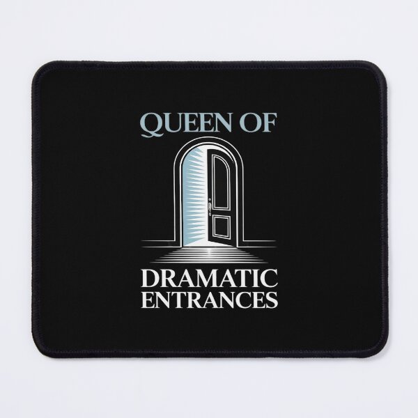 Item preview, Queen of Dramatic Entrances Bold Teal White designed and sold by Idarmotar.
