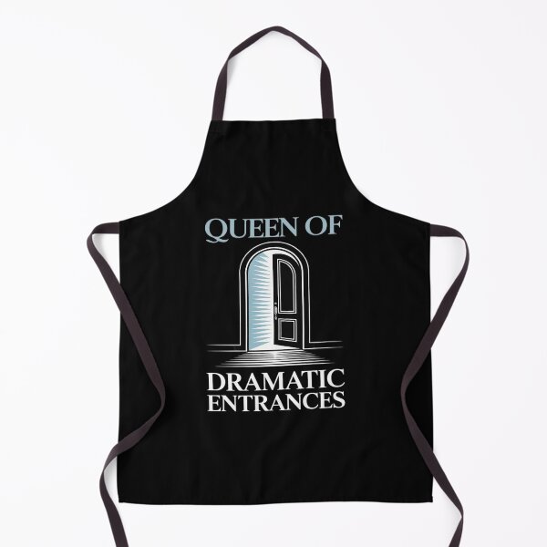 Item preview, Queen of Dramatic Entrances Bold Teal White designed and sold by Idarmotar.
