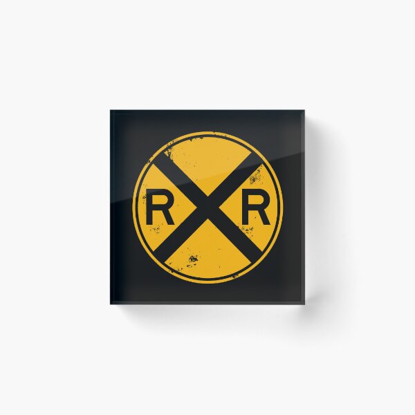 Item preview, Railroad Crossing Round Sign designed and sold by BUNNYROBBER.
