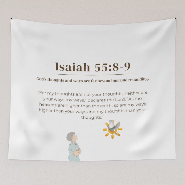 Item preview, Isaiah 55:8-9 Merchandise designed and sold by RandomlyPopUps.