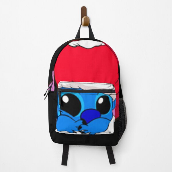 Item preview, Arte navideño inspirado en Stitch: un adorable diseño navideño de extraterrestre azul designed and sold by Justice Geovanni.