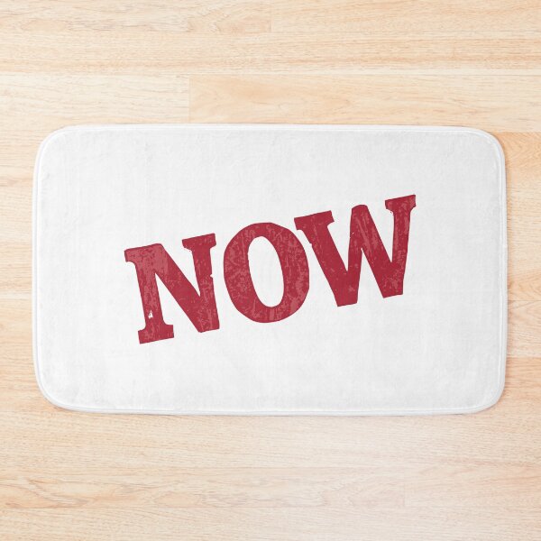 Item preview, Distressed red NOW text promotes urgency and immediate action today designed and sold by DigitalGraphic1.