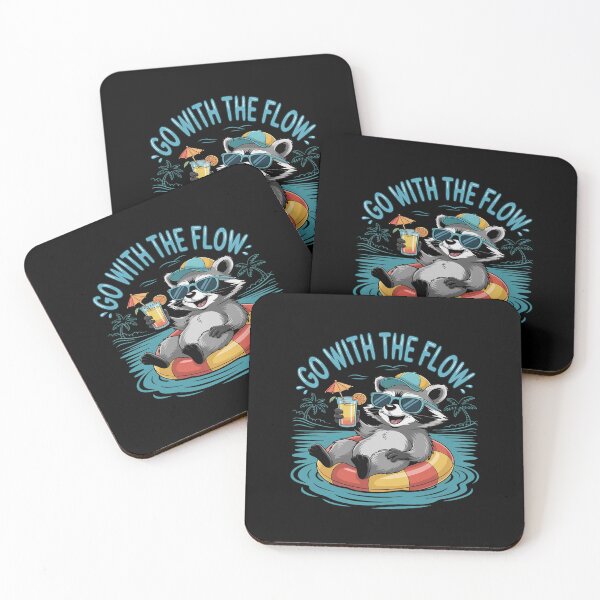 Item preview, Racoon on River tube River Tubing and River Tubing designed and sold by Idarmotar.