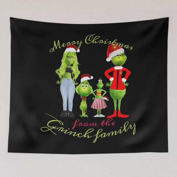 Item preview, Grinch Inspired Family Christmas Design – Funny Holiday Parody Art designed and sold by Justice Geovanni.