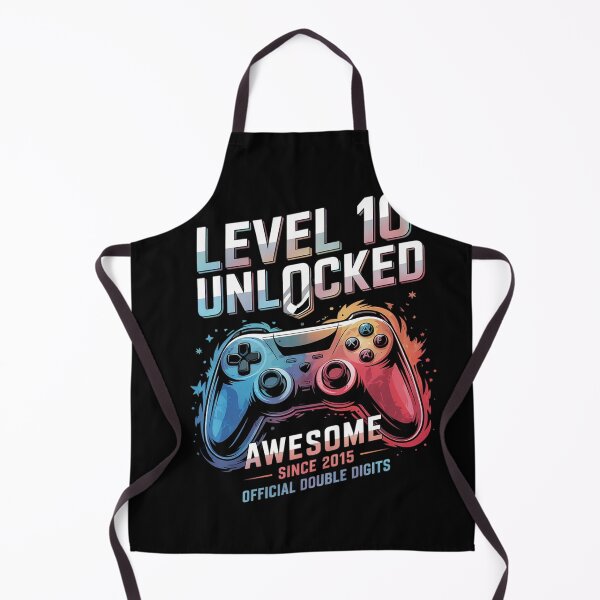 Item preview, Level 10 Unlocked Awesome Since 2015 10th Birthday Gaming designed and sold by BeetleMalon.
