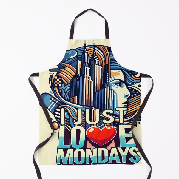 Item preview, I just love Mondays, typography designed and sold by maxmaj.