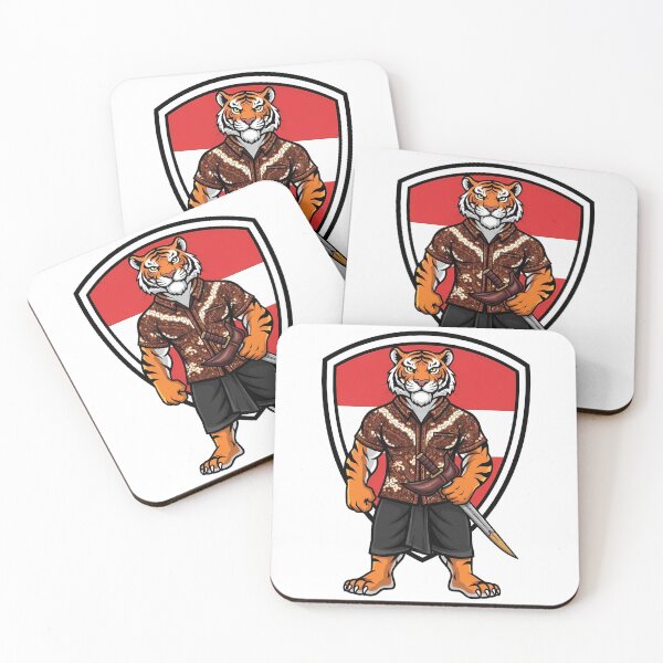 Item preview, Indonesian Tiger Mascot Batik Kris designed and sold by k3rstman1.