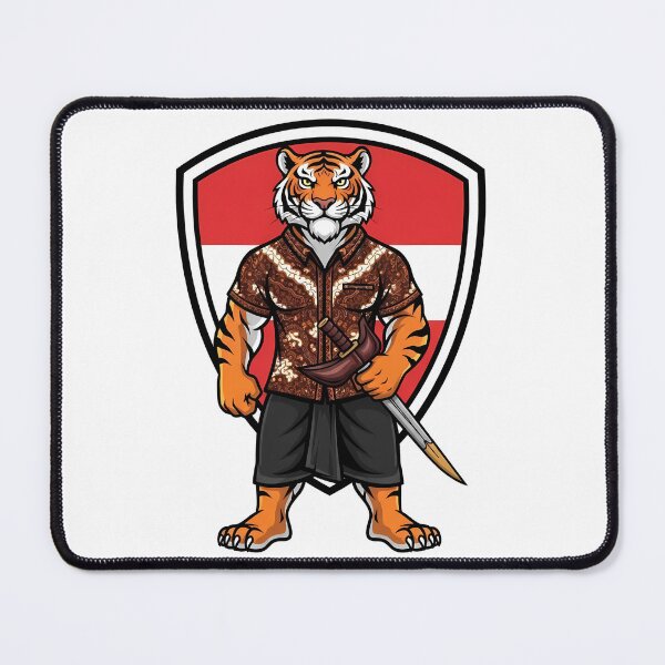 Item preview, Indonesian Tiger Mascot Batik Kris designed and sold by k3rstman1.