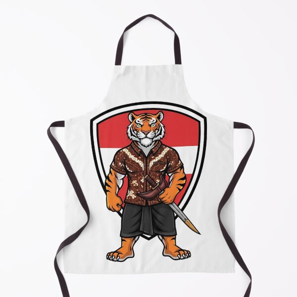 Item preview, Indonesian Tiger Mascot Batik Kris designed and sold by k3rstman1.