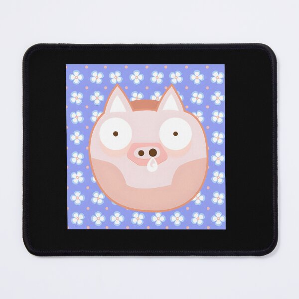Item preview, A Big Surprise Pig With Running Nose In Flowers designed and sold by IgorSilvaCunha.