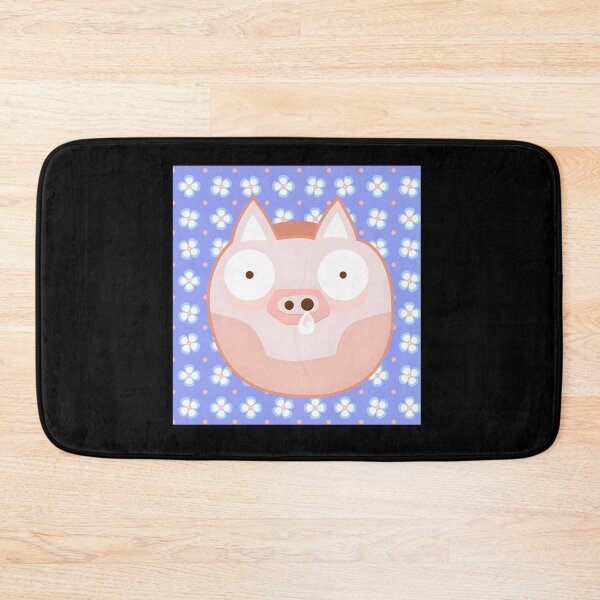 Item preview, A Big Surprise Pig With Running Nose In Flowers designed and sold by IgorSilvaCunha.