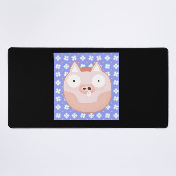 Item preview, A Big Surprise Pig With Running Nose In Flowers designed and sold by IgorSilvaCunha.