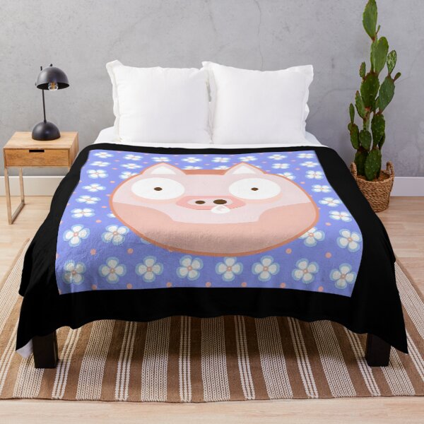 Item preview, A Big Surprise Pig With Running Nose In Flowers designed and sold by IgorSilvaCunha.