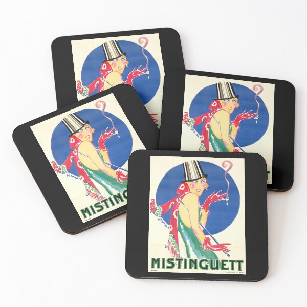 Item preview, Vintage Mistinguett Art Deco Poster | French Actress & Singer | Bold Colors  Geometric Style | 1920s Glamour  Elegance designed and sold by artofuniverse.