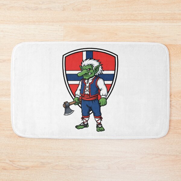 Item preview, Norway Troll Axe Folkloric Mascot designed and sold by k3rstman1.