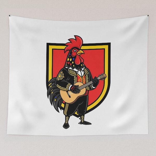Item preview, Portuguese Rooster Mariachi Guitar Music designed and sold by k3rstman1.