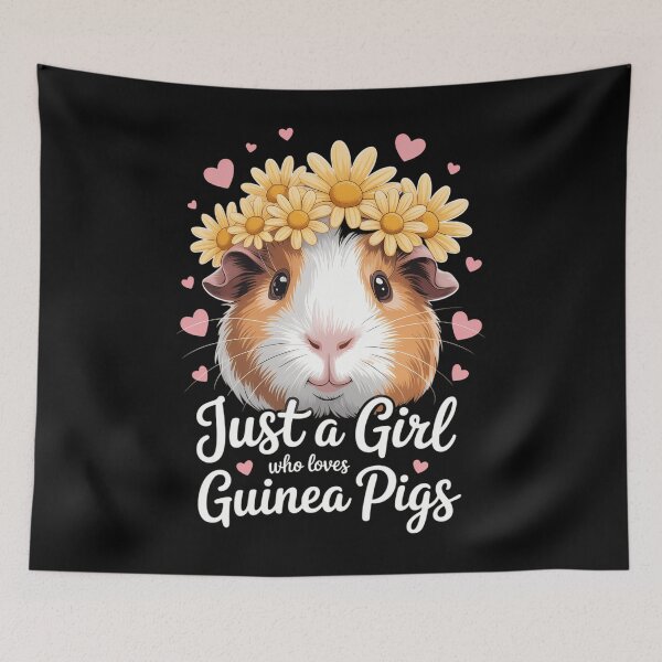 Item preview, Guinea Pig Lover Funny Just A Girl Who Loves Guinea Pigs designed and sold by ValerieRodrigue.