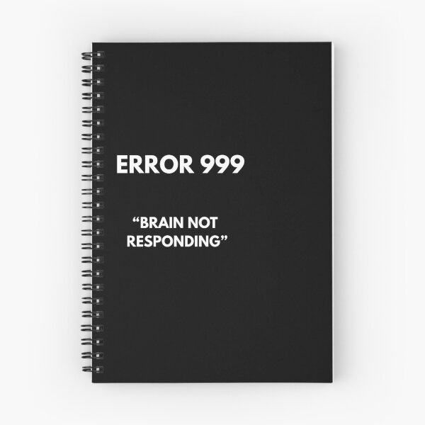 Item preview, ERROR 999: BRAIN NOT RESPONDING – Minimal Tech T-Shirt designed and sold by loccotown168.