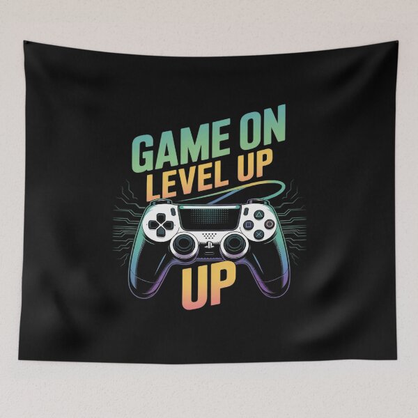 Item preview, Level Up Birthday Boy Video Game -  Fit, Black, Kids Party 1  designed and sold by BeetleMalon.