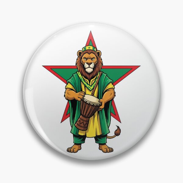 Item preview, African Lion Djembe Drummer King designed and sold by k3rstman1.