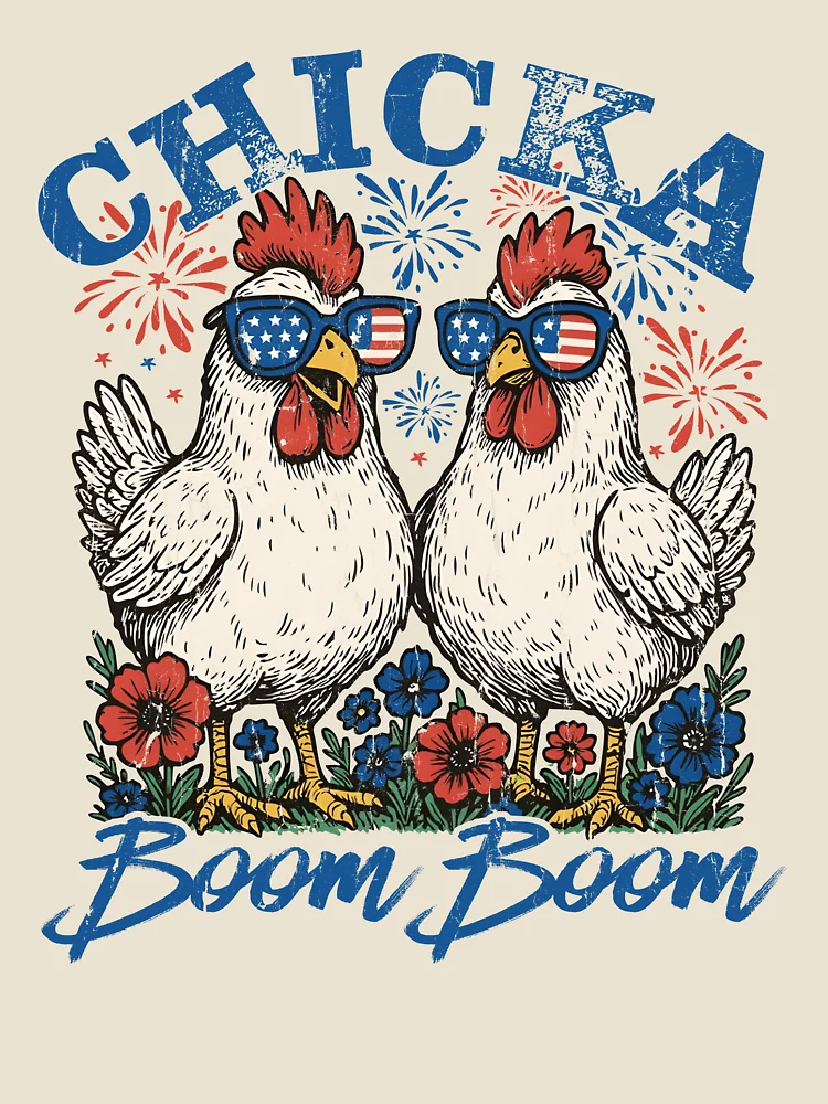 Thumbnail 4 of 4, Relaxed T-Shirt, Chicka Boom Boom designed and sold by RoderickStout.