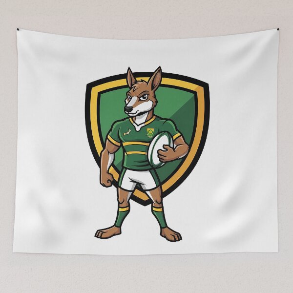 Item preview, Springbok Rugby Mascot South Africa designed and sold by k3rstman1.