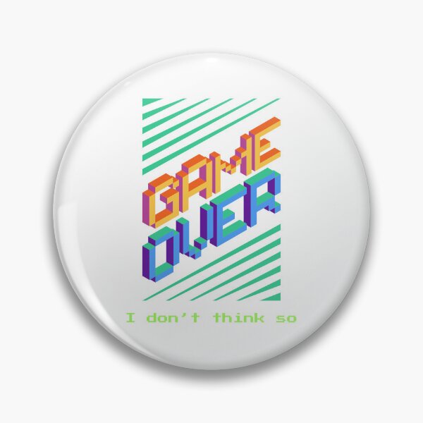 Item preview, Game Over? I Don’t Think So – Retro Gaming Design for Determined Players designed and sold by Ani-24.