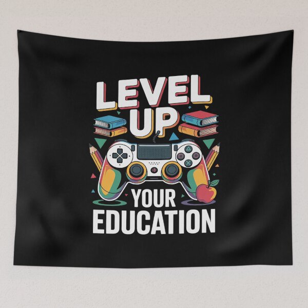 Item preview, Level Up Your Education Gaming Inspired Teacher Gamers  designed and sold by BeetleMalon.
