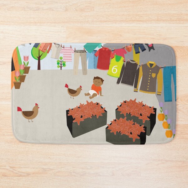 Item preview, Courtyard in Colombia designed and sold by Design4uStudio.