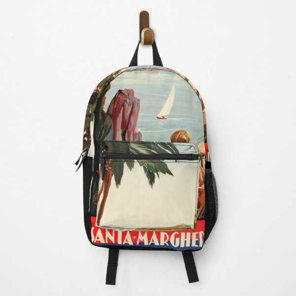 Item preview, Santa Margherita Ligure Vintage Travel Poster | Italian Riviera Art Deco Style | Coastal Leisure & Tourism Wall Art designed and sold by artofuniverse.