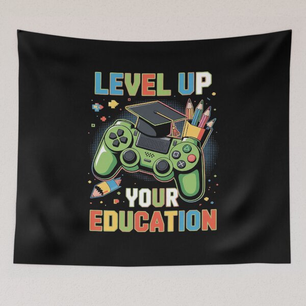 Item preview, Level Up Your Education Gaming Teacher Gamers  designed and sold by BeetleMalon.
