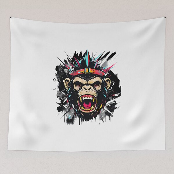 Item preview, Psycho Monkey Mask designed and sold by dreampik.