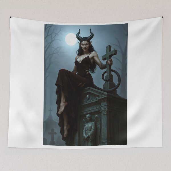 Item preview, Demoness gravestone   designed and sold by CathryneDelamort.