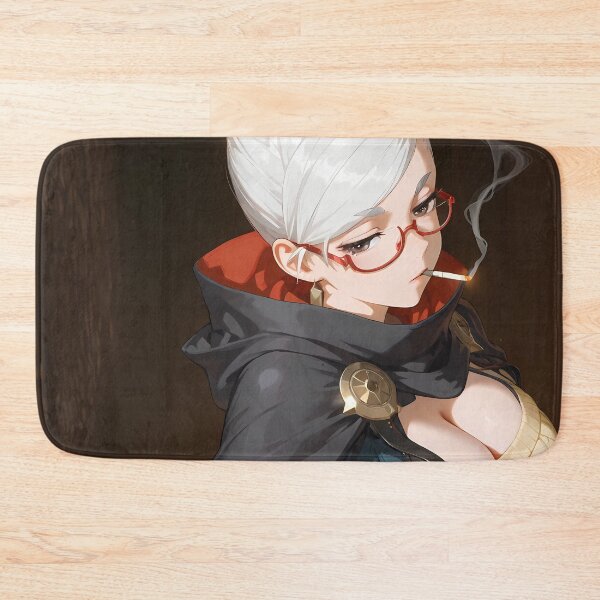 Item preview, Seiko Ayase smoking stylish anime girl Dandadan waifu designed and sold by HumbertoValveno.