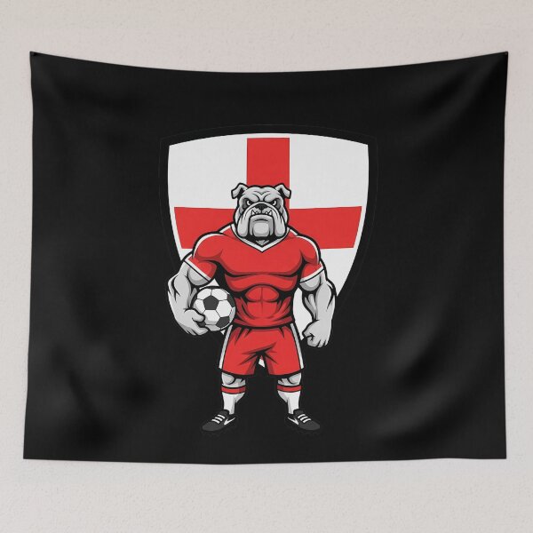 Item preview, England Bulldog Football Mascot Soccer designed and sold by k3rstman1.