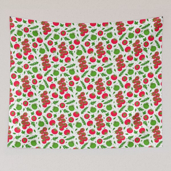 Item preview,  red and green tomatoes designed and sold by burbura.